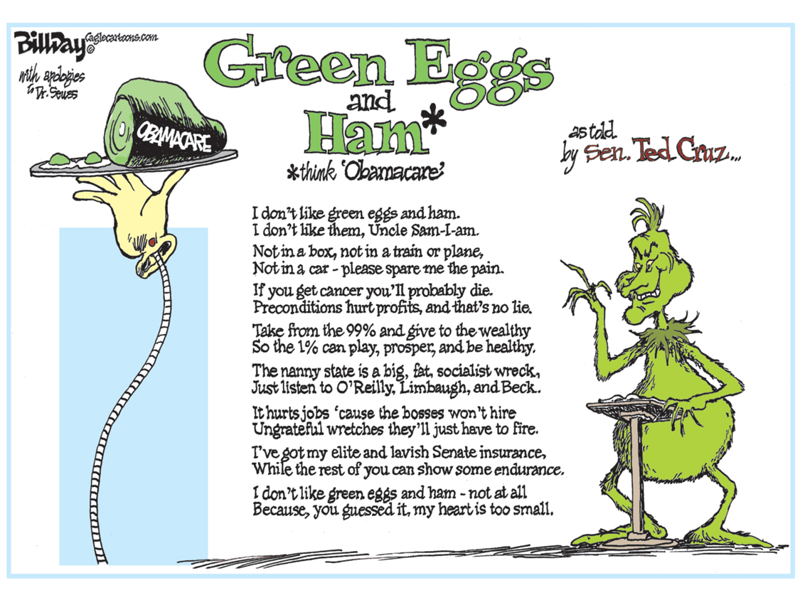 Dr seuss green eggs and ham full poem