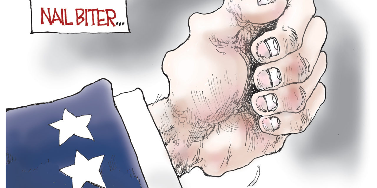 Nail Biter, A Cartoon by Award-winning Bill Day