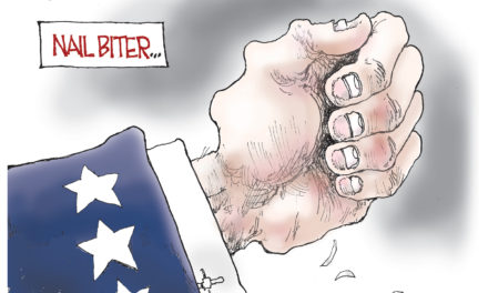 Nail Biter, A Cartoon by Award-winning Bill Day