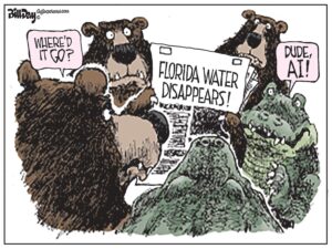 Florida’s Disappearing Water, A Cartoon by Award-Winning Bill Day
