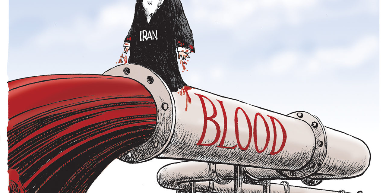 Blood Pipeline, A Cartoon by Award-Winning Bill Day