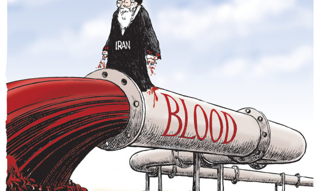Blood Pipeline, A Cartoon by Award-Winning Bill Day