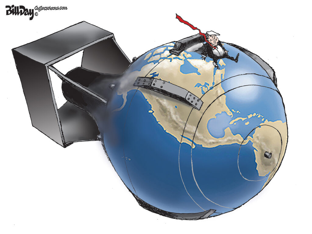 Bombs Away, A Cartoon by Award-Winning Bill Day