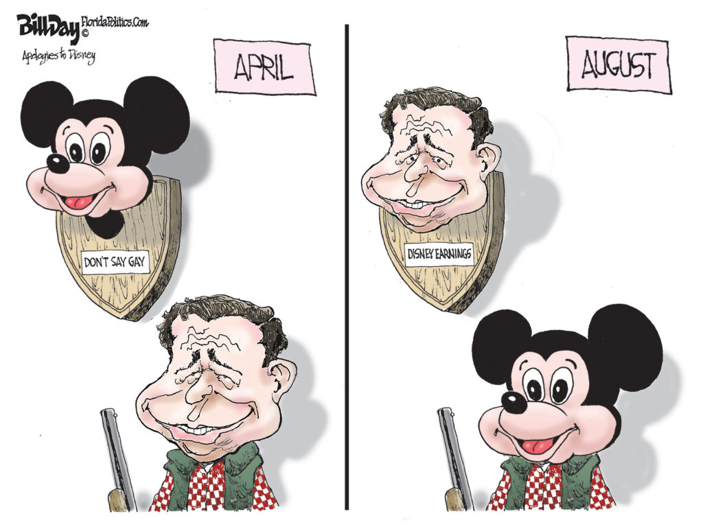 Disney Earnings, A Cartoon By Award-Winning Bill Day