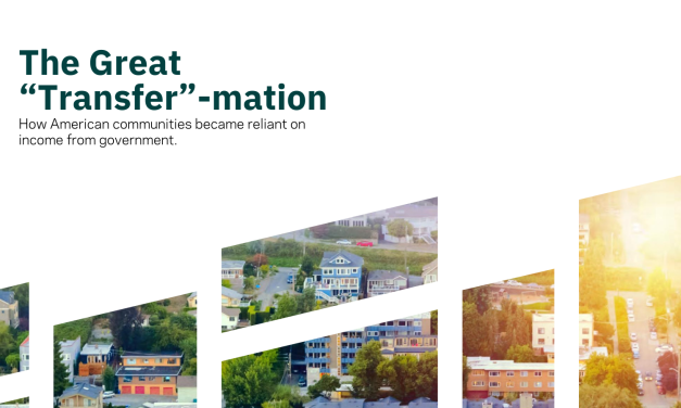 Our Regional Reliance on Federal Transfer Payments