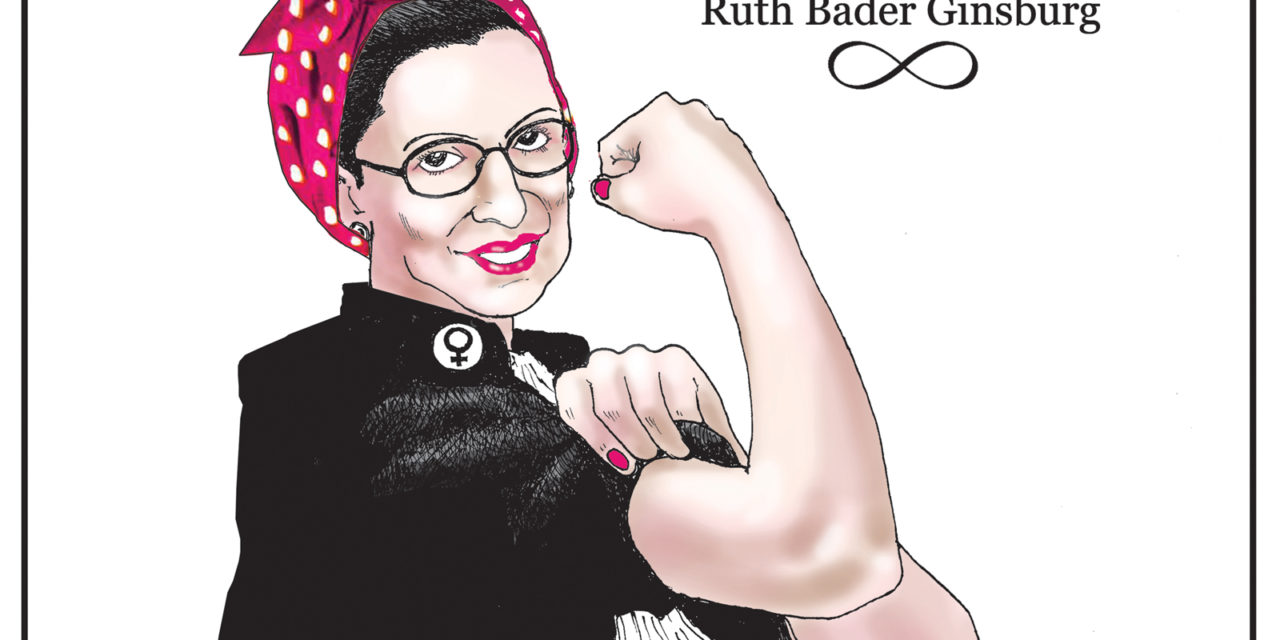 Ruth Bader Ginsburg, A Cartoon By Award-Winning Bill Day