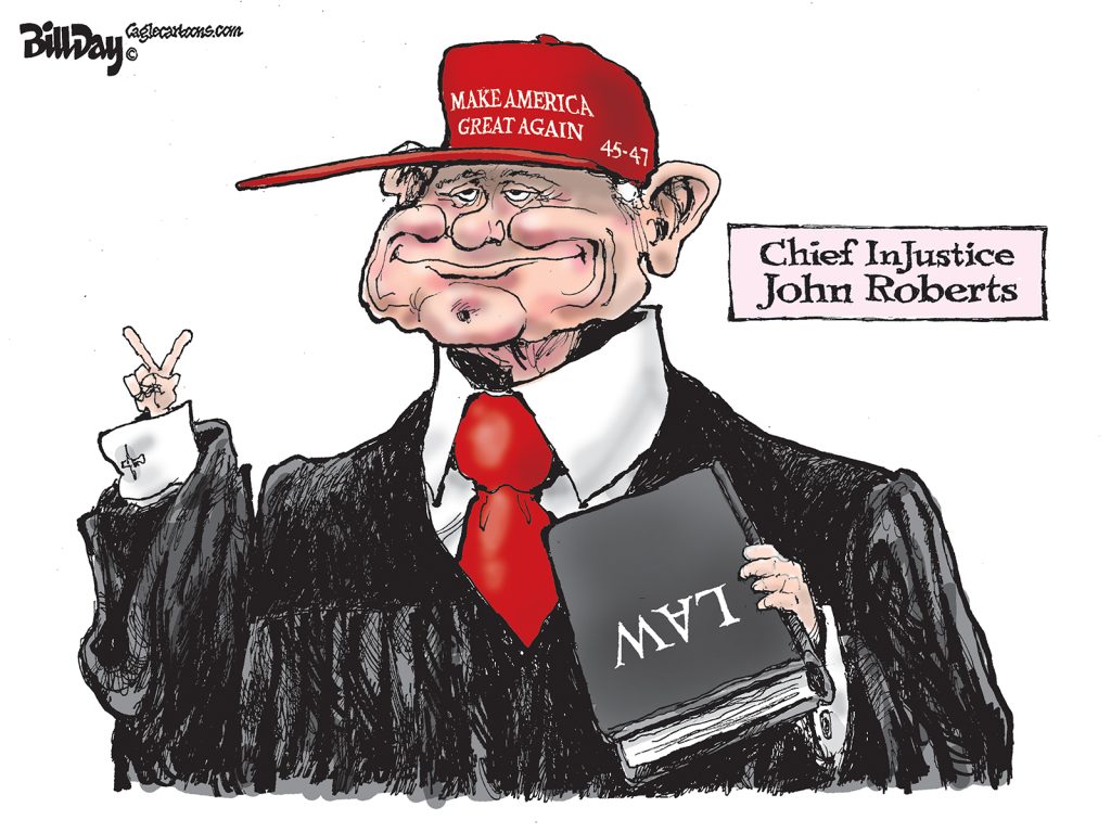 Chief Injustice, A Cartoon by Award-Winning Bill Day