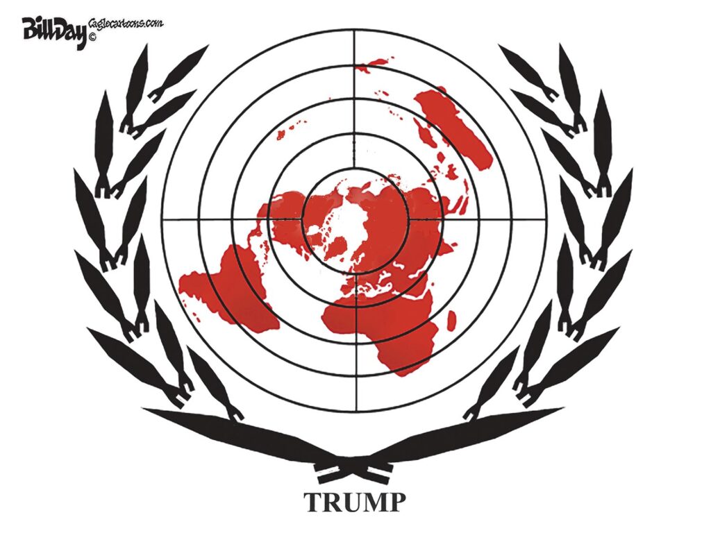 The War President, A Cartoon by Award-Winning Bill Day