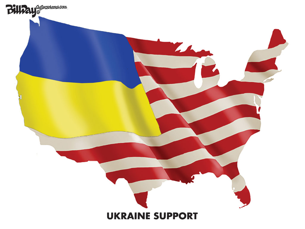 Ukraine Support, A Cartoon by Award-Winning Bill Day