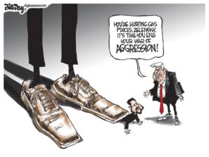 War of Aggression, A Cartoon by Award-Winning Bill Day