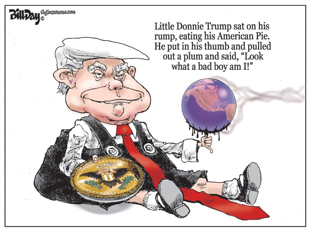 Little Donnie Trump, A Cartoon by Award-winning Bill Day