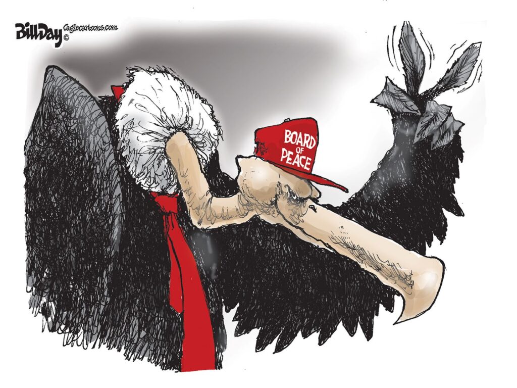 Board of Peace, A Cartoon by Award-Winning Bill Day