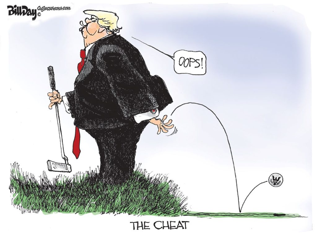 The Cheat, A Cartoon by Award-Winning Bill Day