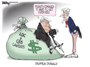 Dapper Donald, A Cartoon by Award-Winning Bill Day