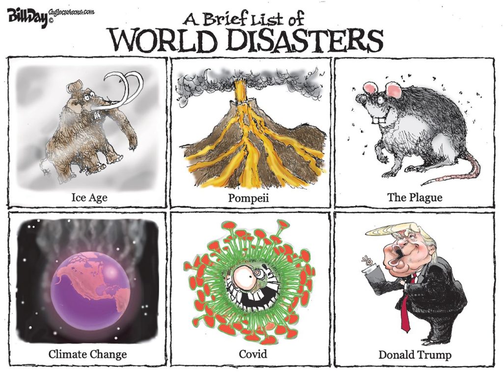 A Brief List of World Disasters, A Cartoon by Award-Winning Bill Day