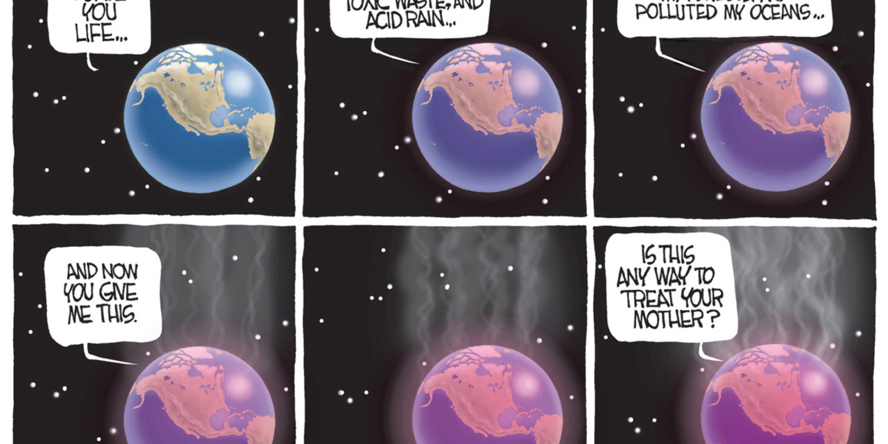 Earth Day, April 22: A Cartoon By Award-Winning Bill Day
