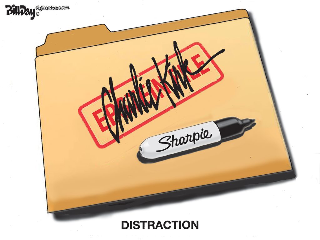 Epstein Distraction, A Cartoon by Award-Winning Bill Day