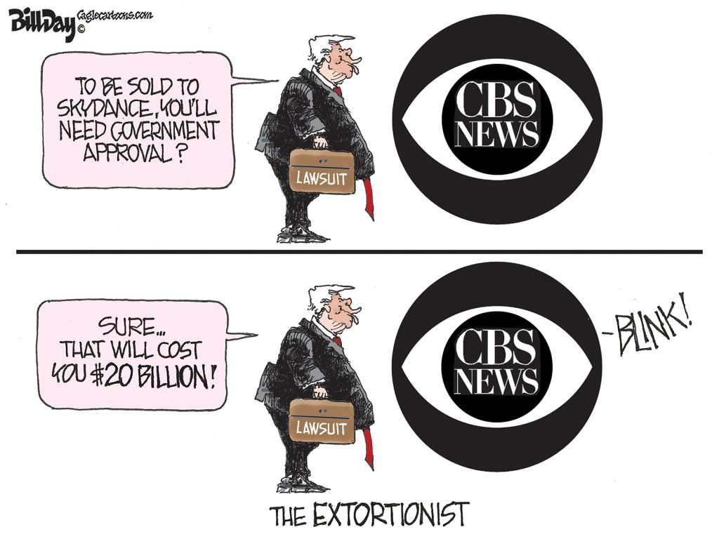 The Extortionist, A Cartoon by Award-Winning Bill Dy
