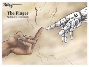 The Finger, A Cartoon by Award-Winning Bill Day