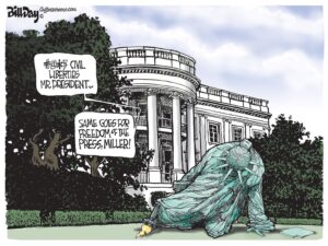 Freedom of the Press, A Cartoon by Award-Winning Bill Day