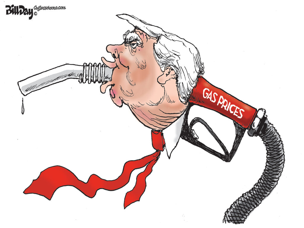 Gas Prices, A Cartoon by Award-Winning Bill Day
