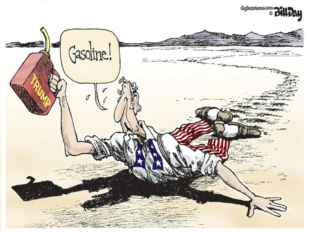 Gasoline, A Cartoon by Award-Winning Bill Day