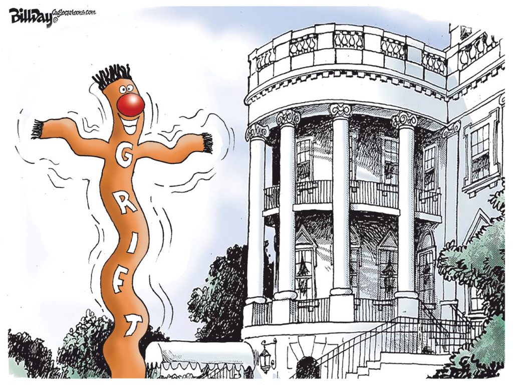 White House Grift, A Cartoon by Award-Winning Cartoonist Bill Day