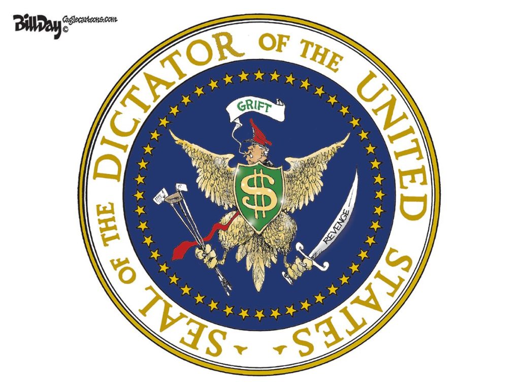 Dictator Seal, A Cartoon by Award-Winning Bill Day