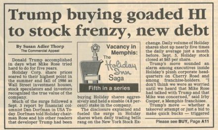When Donald Trump Took Down Memphis Icon Holiday Inns
