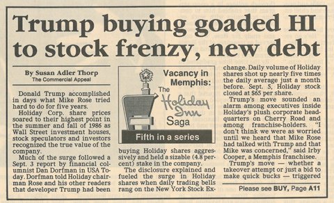 When Donald Trump Took Down Memphis Icon Holiday Inns