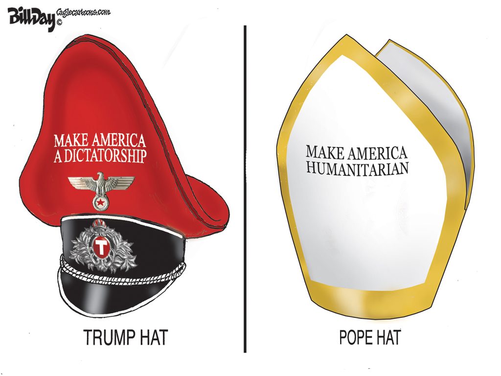 Make America Humanitarian Again, A Cartoon by Award-Winning Bill Day