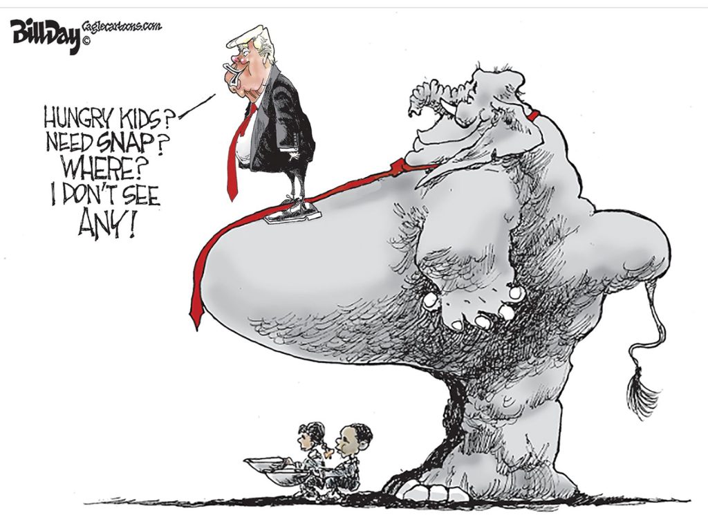 Hungry Kids, A Cartoon by Award-Winning Bill Day