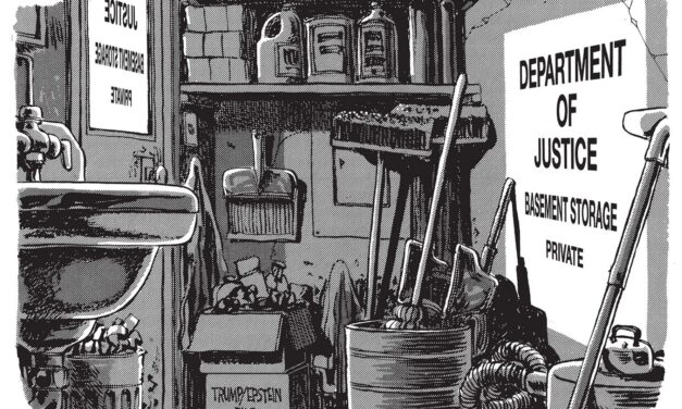 Department of Injustice, A Cartoon by Award-Winning Bill Day