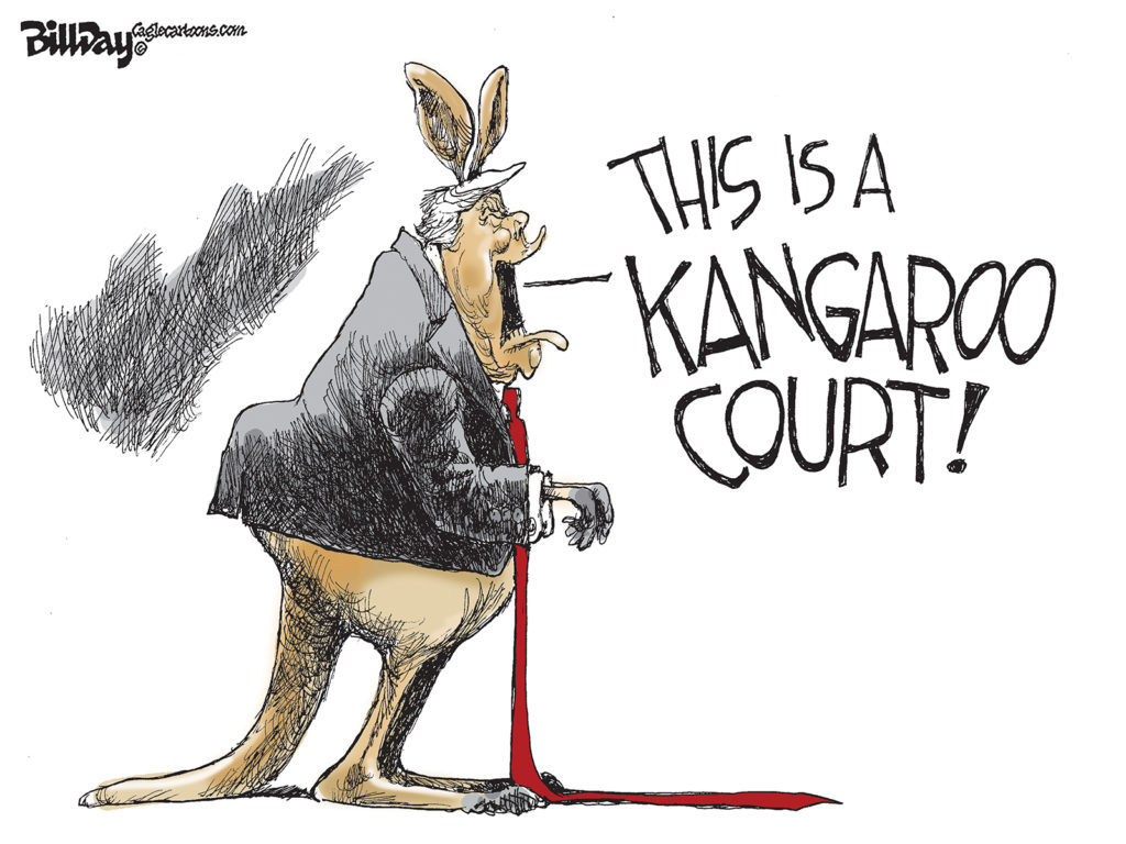 Kangaroo Court, A Cartoon by Award-Winning Bill Day