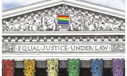 Justice Prevails, A Cartoon by Award-Winning Bill Day