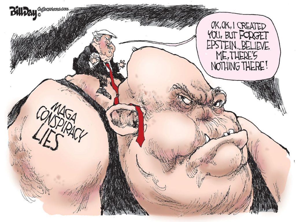 MAGA Conspiracy Lies, By Award-Winning Bill Day