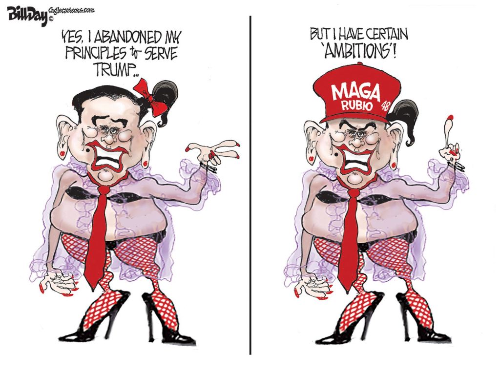 MAGA Rubio, A Cartoon by Award-Winning Bill Day