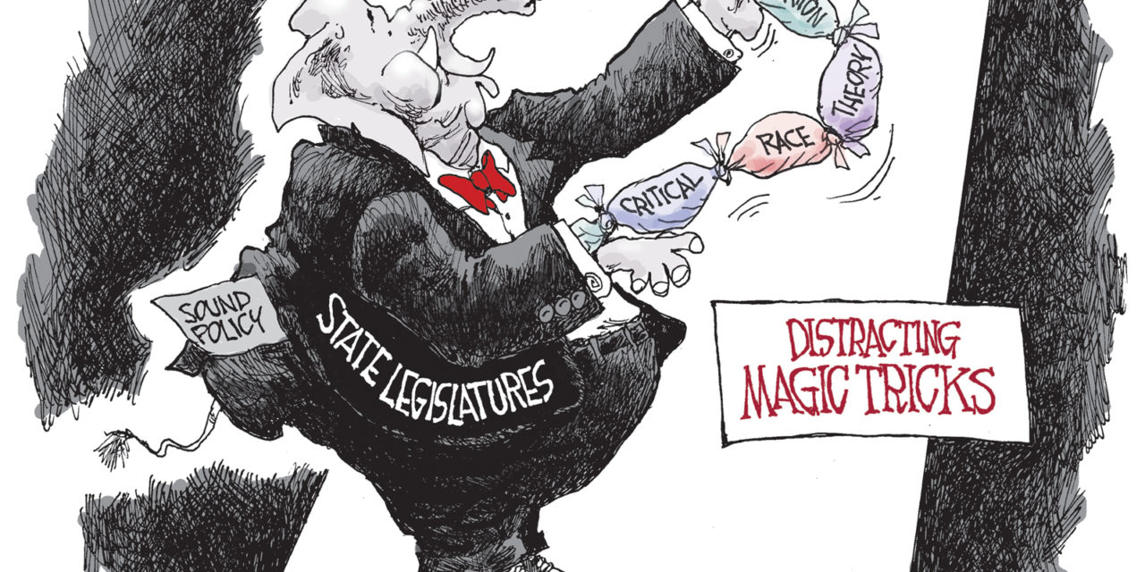 Tennessee Legislature Convenes – Distracting Magic Tricks, A Cartoon by Award-Winning Bill Day