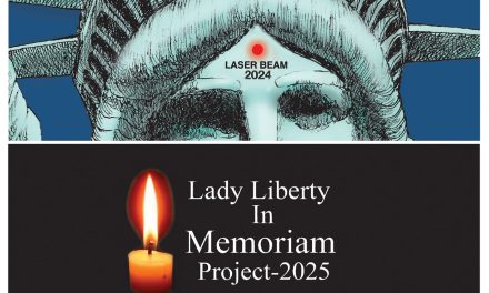 Liberty in Memoriam, A Cartoon by Award-Winning Bill Day