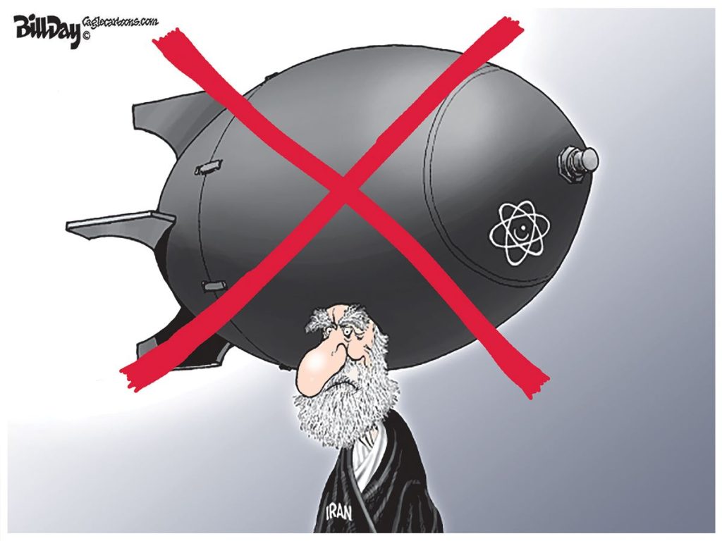Nuke Bomb Head, A Cartoon by Award-Winning Bill Day