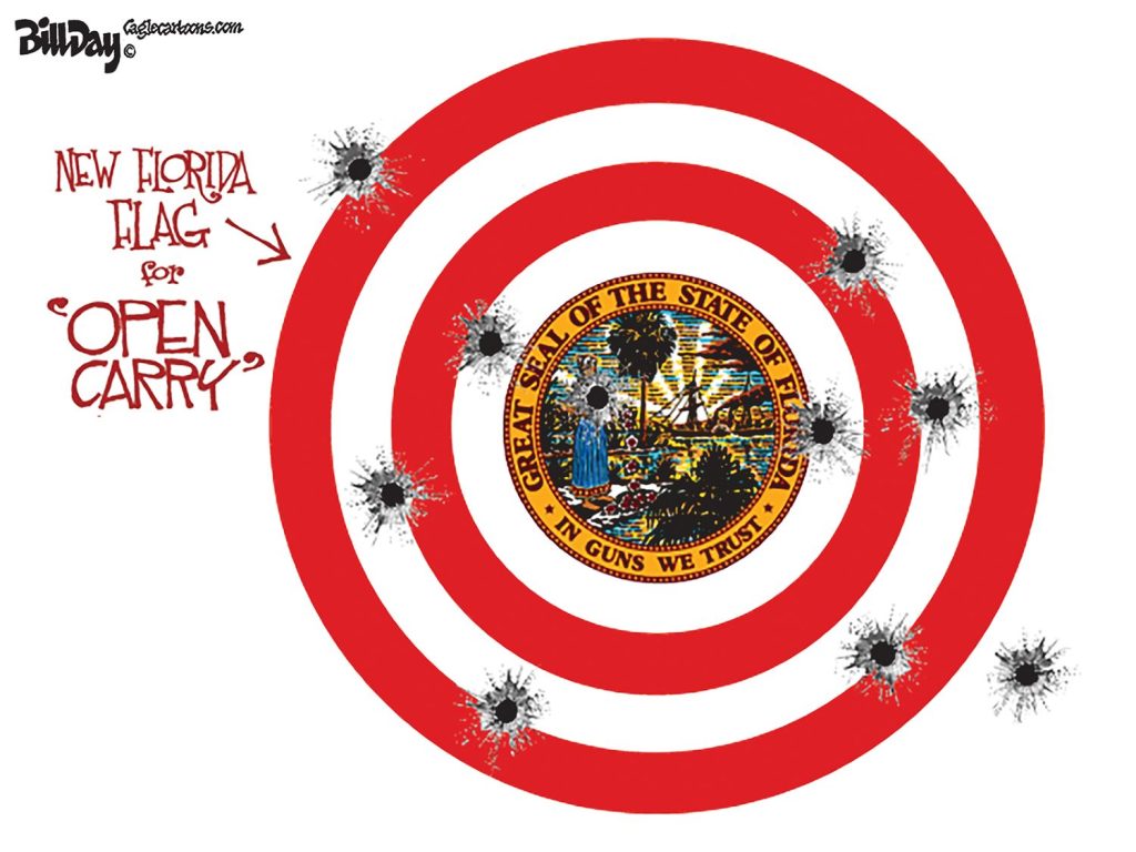 Florida Open Carry, A Cartoon by Award-Winning Bill Day
