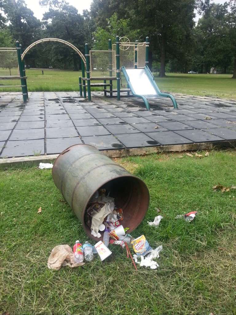 park trash