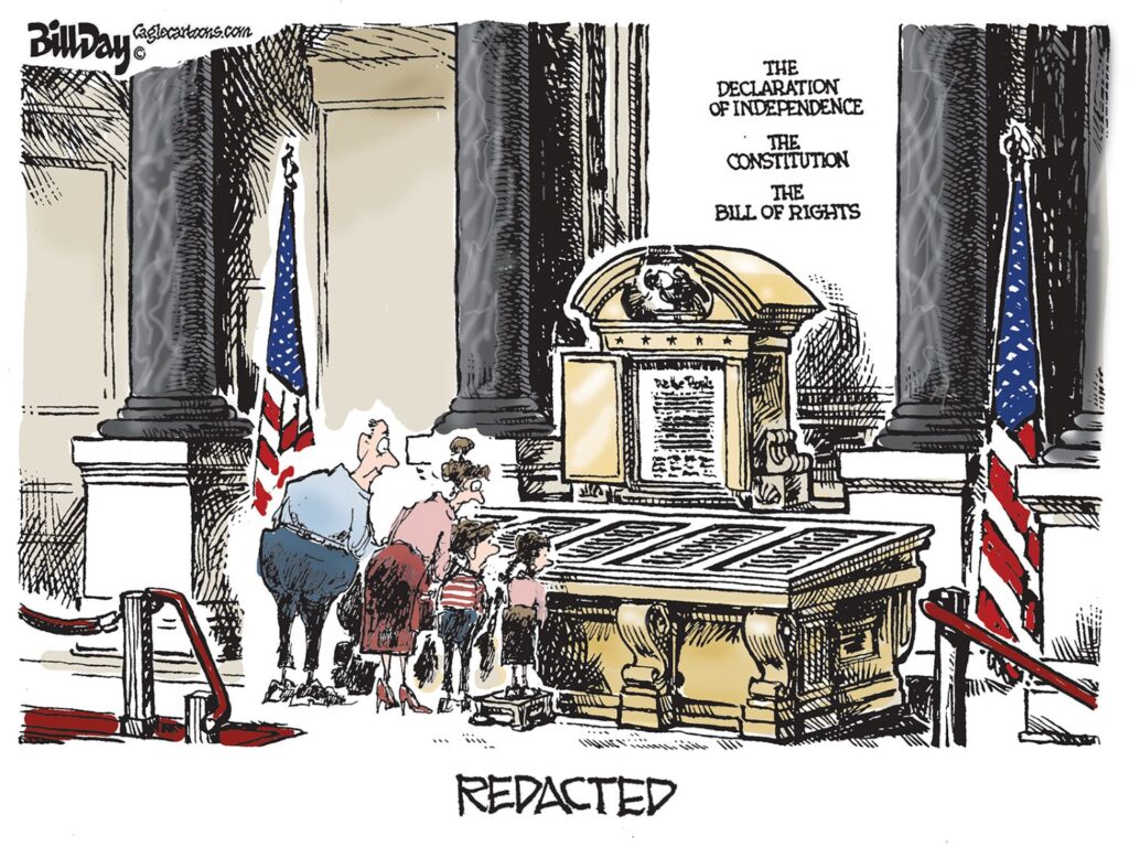 Redacted, A Cartoon by Award-Winning Bill Day