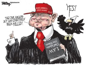 Civil Rights Act, A Cartoon by Award-Winning Bill Day