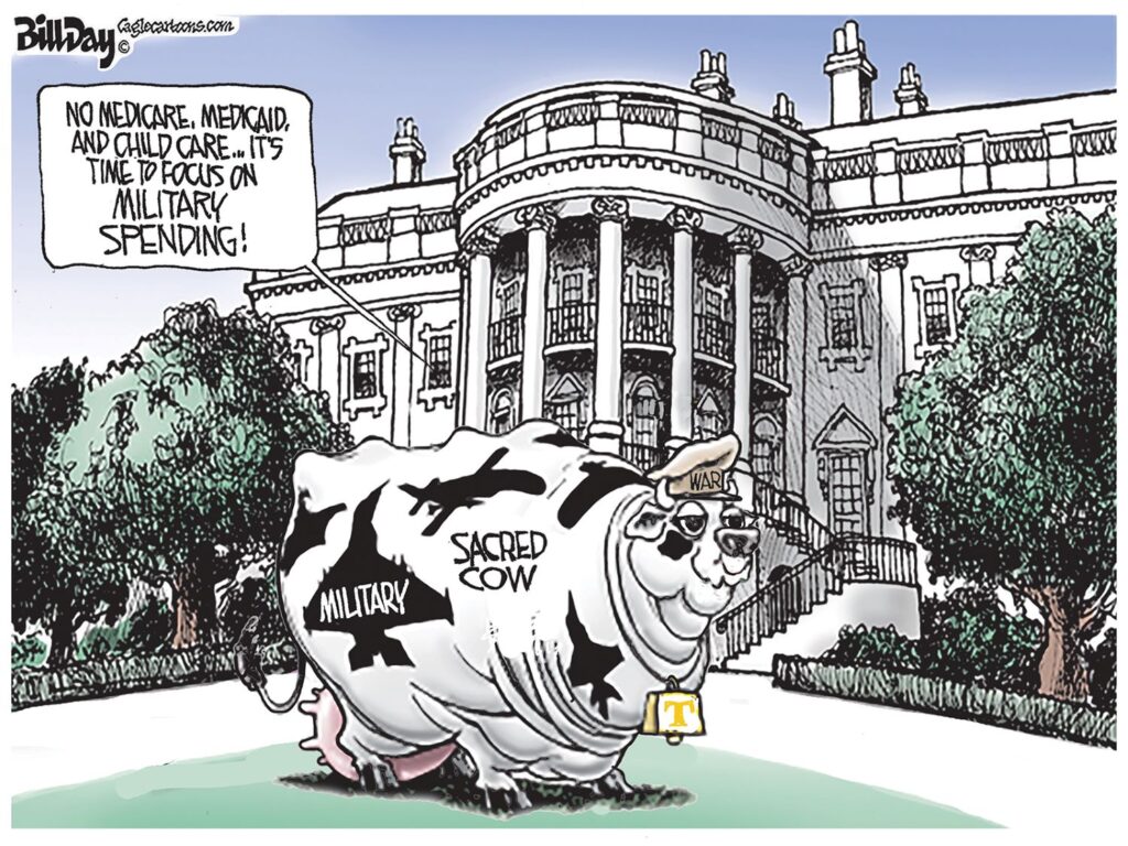 Sacred Cow, A Cartoon by Award-Winning Bill Day