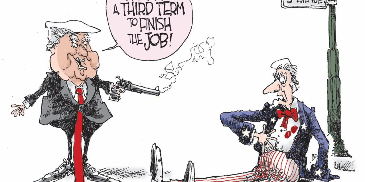 Third Term, A Cartoon by Award-Winning Bill Day