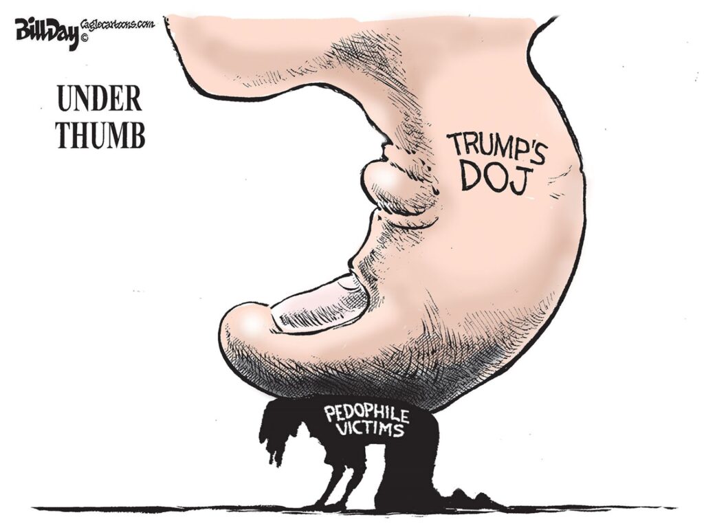 Under Thumb, A Cartoon by Award-Winning Bill Day