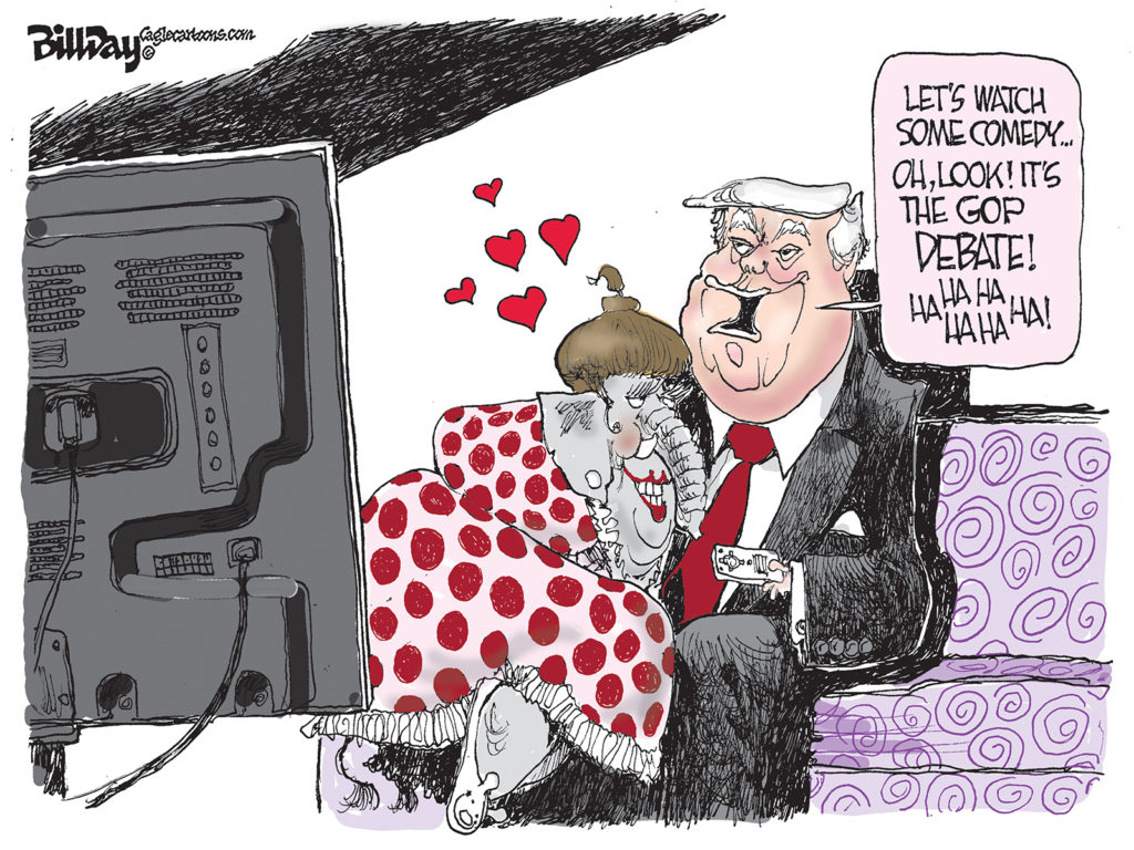 Trump Love, A Cartoon by Award-Winning Bill Day