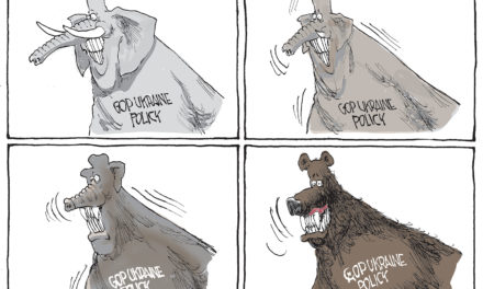 GOP Ukraine Policy, A Cartoon by Award-Winning Bill Day