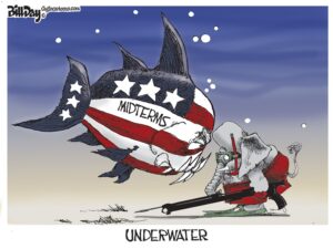 Underwater, A Cartoon from Award-Winning Bill Day